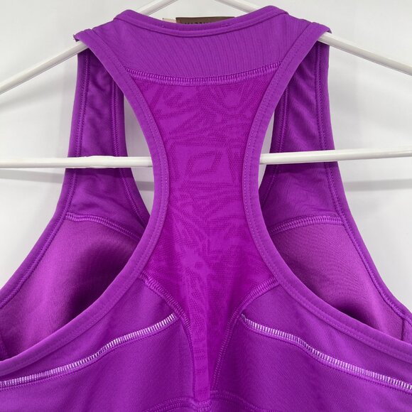 Athleta & Lucy Lot of 2 Shelf Bra Athletic Tank Tops Purple Red Size Small - Picture 6 of 10